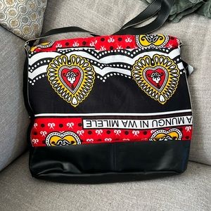 Nemani Collection African Hobo Style Bag with zipper